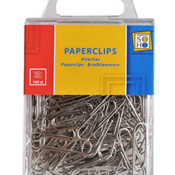 37237 SOHO Paperclips zilver 100 stuks