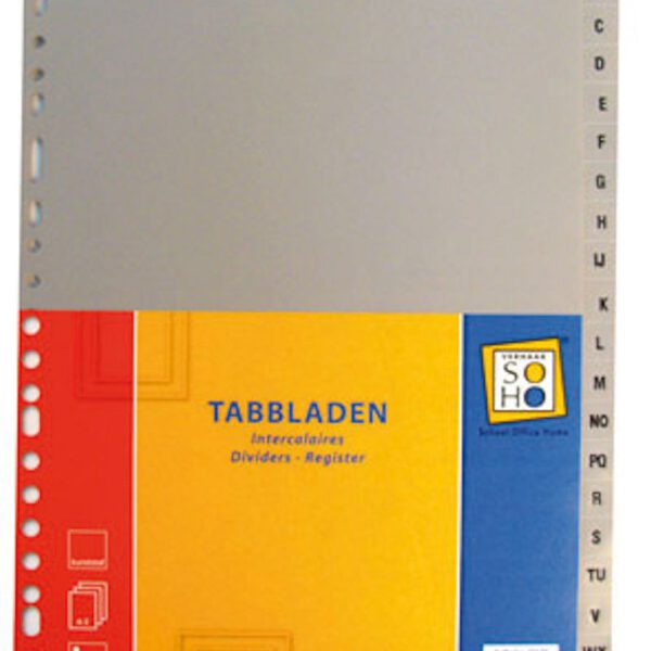 03650 SOHO Tabbladen 23r A-Z plastic