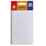 377211 Etiketten wit 73x40 mm 6 vel a 3 stuks (10 pak)
