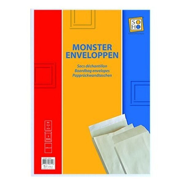 32650 SOHO Enveloppen monster folio 3 stuks