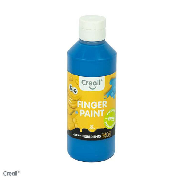 07824 Creall vingerverf fles 250ml blauw Happy Ingredients