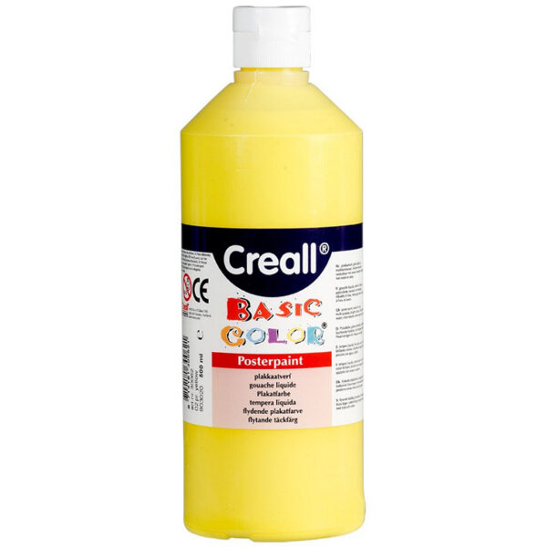 30062 Creall plakkaatverf Basic Color 500ml - Geel