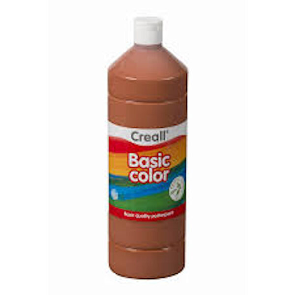 30079 Creall plakkaatverf Basic Color 500ml - Bruin