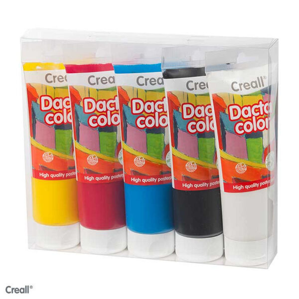 30530 Creall plakkaatverf Dacta Color tubes 5x250ml