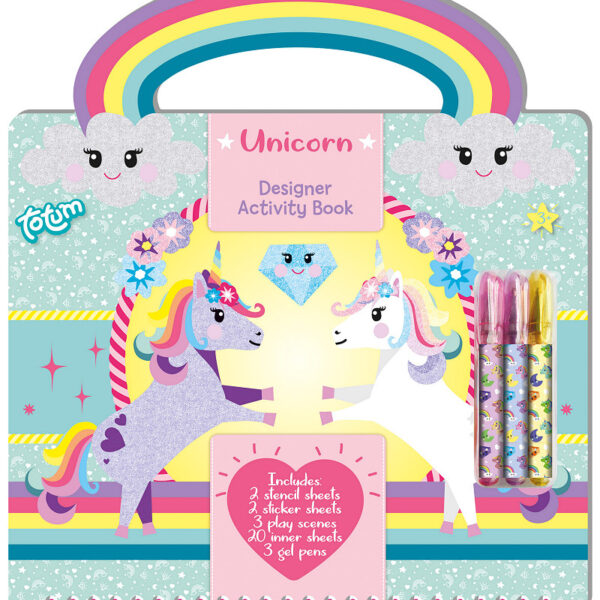 071582 Totum Unicorn Designer activiteitenboek