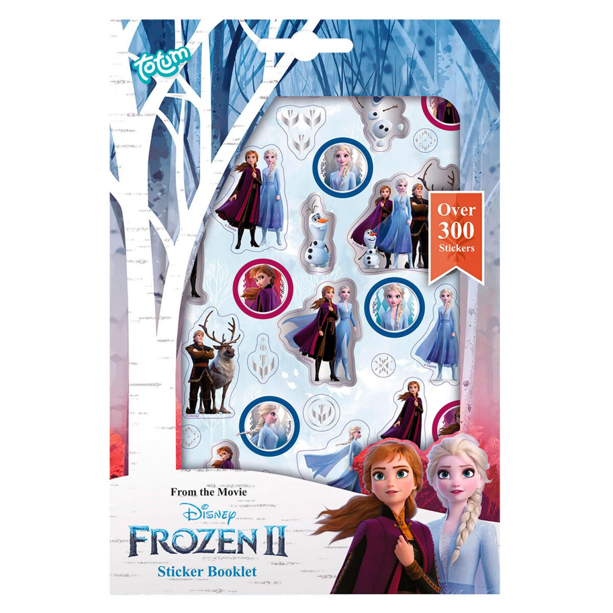 680708 Totum Frozen 2 Sticker book 4 sheets