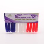 104057 Wasknijper kunsstof Jumbo 12 stuks