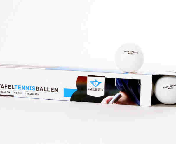 040105 Tafeltennis ballen 6 st in doosje 40mm