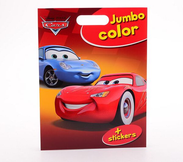 518644 Walt Disney Jumbo Color Cars met handvat