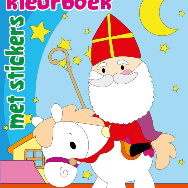 575971 Sinterklaas kleurboekje met stickers A5