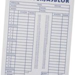 100003 Klaverjasblok 14.8x8x21cm 50vel