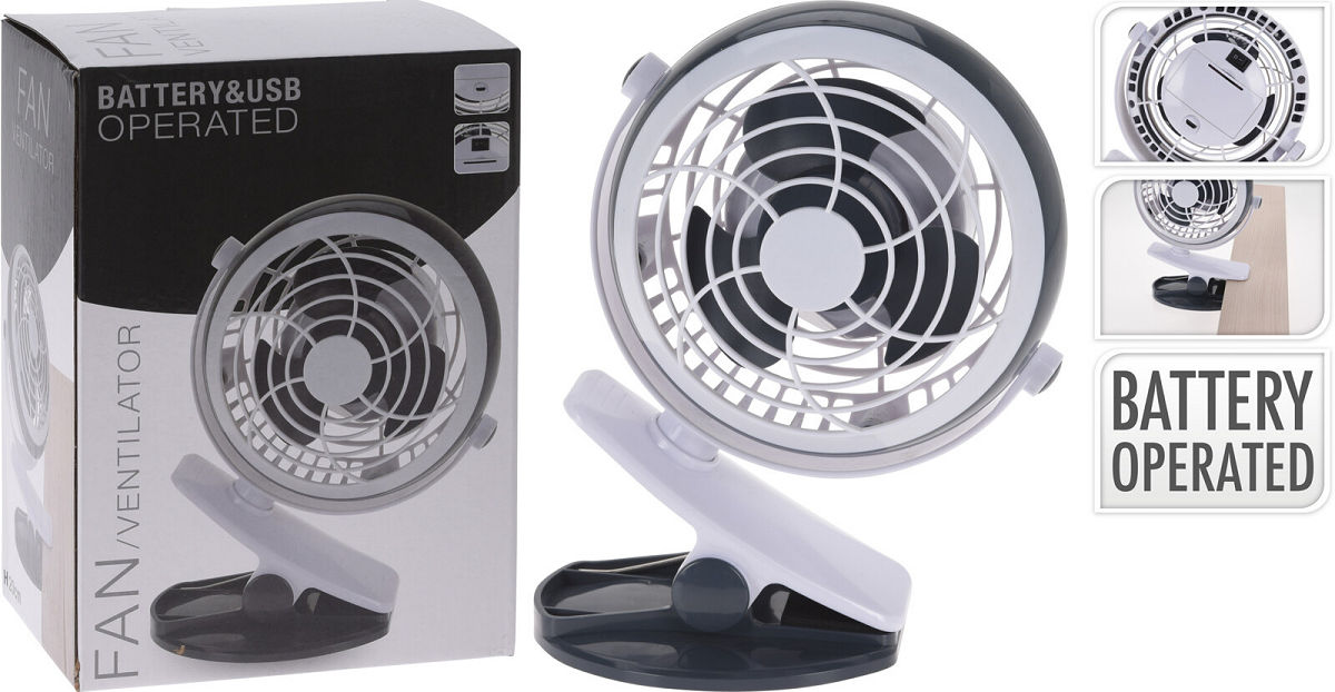 Ventilator mini met Clip en USB