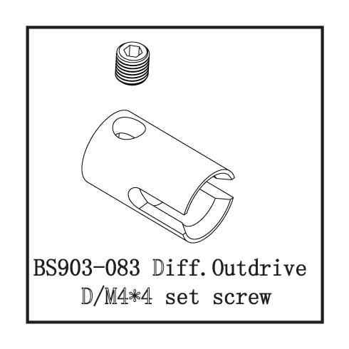 B903-083 Diff. Outdrive C Set Screw
