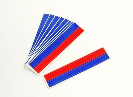 EA-002 Blade Tracking Color Sticker Tapes (65mm x 5mm, 10 pairs)