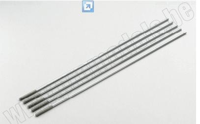 MA531 METAL THREADED PUSH ROD M2,5 5 stuks 20cm lang