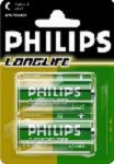 Batterijen R20 Mono Philips Longlife (2 stuks)