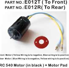 E012 Motor - RC 540