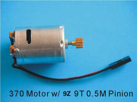 EK1-0000A-main Motor 370 with 9T 0.5m pinnion