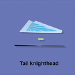 HM-4#1-z-19-Tail knighthead Blauw/wit