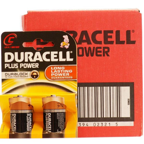 05000394938168 Batterij Duracell Plus MN1400 R14 C-Cell 10 x bls