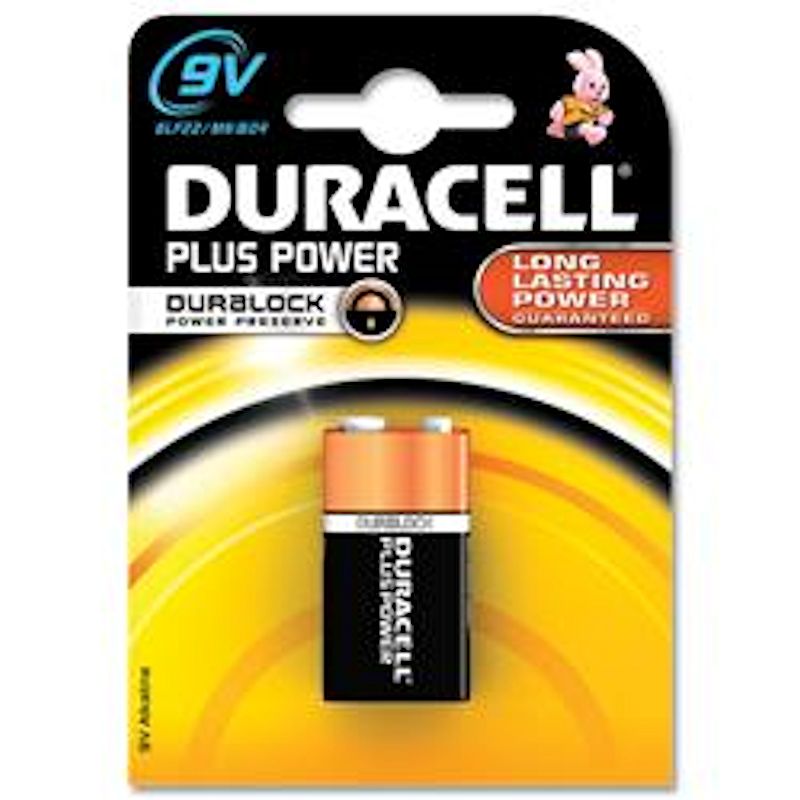 MN1604DU Batterij Duracell Plus MN1604 6F22 9V 10 x bls1