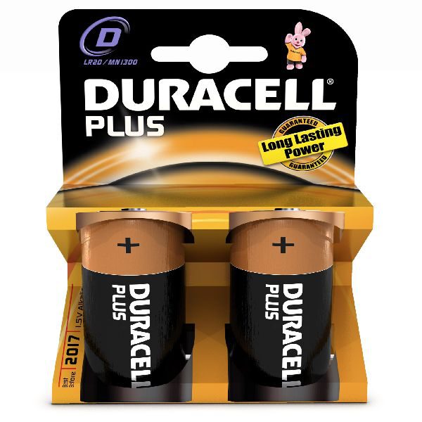 DUMN1300 Batterij Duracell Plus MN1300 R20 D-Cell 10 x bls2