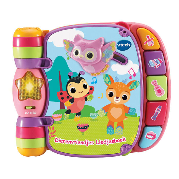 Vtech Dierenvriendjes Liedjesboek roze