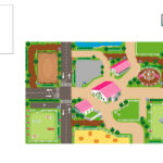 Kids Globe speelkleed paarden manege XXL 100x150cm