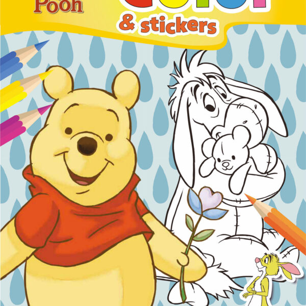 Walt Disney Color en Stickers Winnie de Pooh