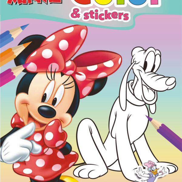 Walt Disney Color en Stickers Minnie