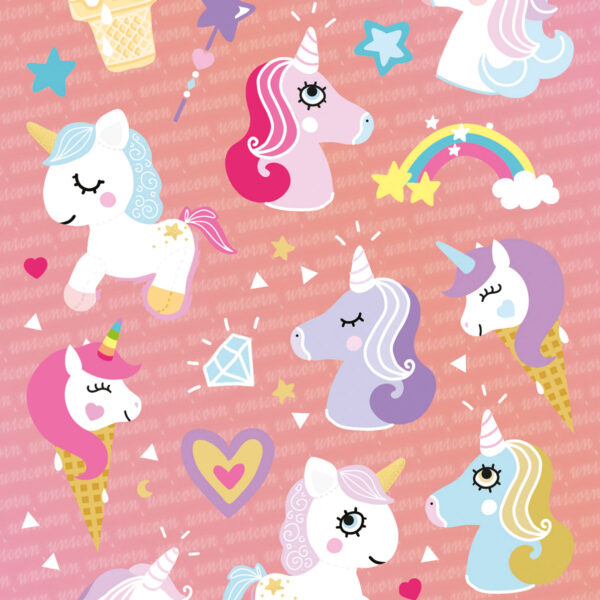 Totum Twinkle Stickers Paper Sheet Unicorns 1