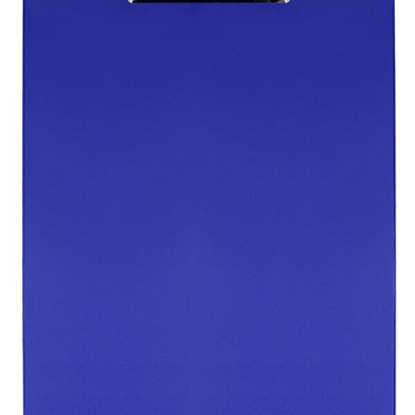 Klembord Westcott karton met kunststof omtrokken A4 blauw