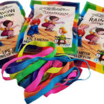 Footloose Springelastiek 3 meter Regenboog