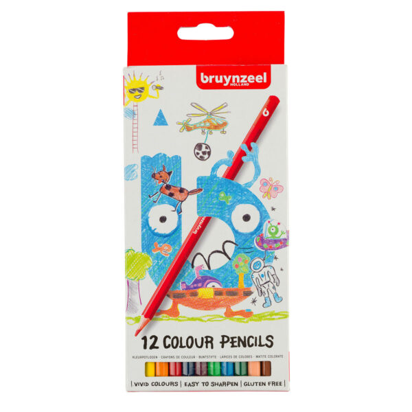 Bruynzeel Kids kleurpotloden set 12