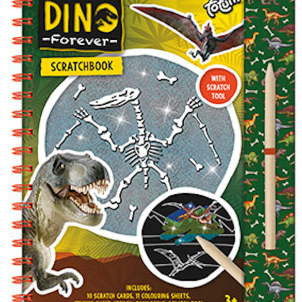 Totum Dino Scratch Book