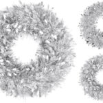 Krans Lametta 50cm - Zilver