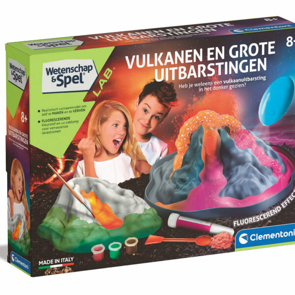 Clementoni Wetenschap en Spel Vulkaan Glow in the Dark set