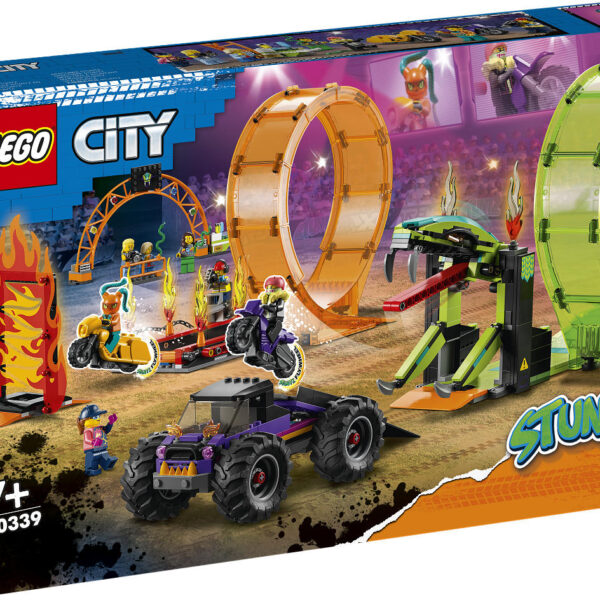 LEGO City Stuntz Dubbele looping stuntarena