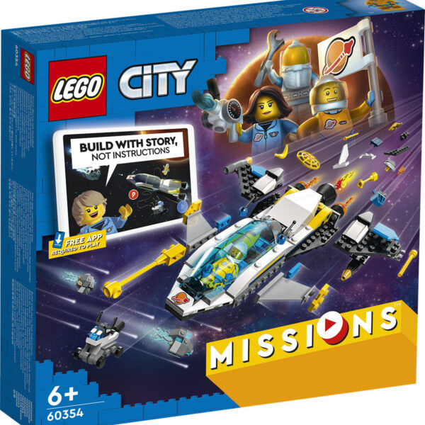 LEGO City Missions Ruimteschip voor verkenningsmissies op Ma