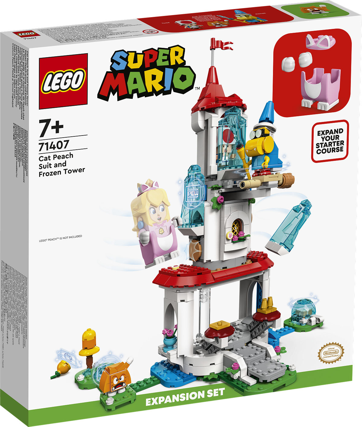 LEGO Super Mario Uitbreidingsset: Kat-Peach-uitrusting en IJ