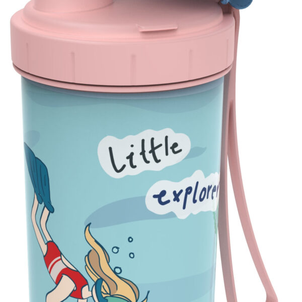 Rotho Schoolbeker To Go MEMORY KIDS 400ml explorer girls