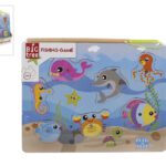 Big Tree visspel hout 30x22cm