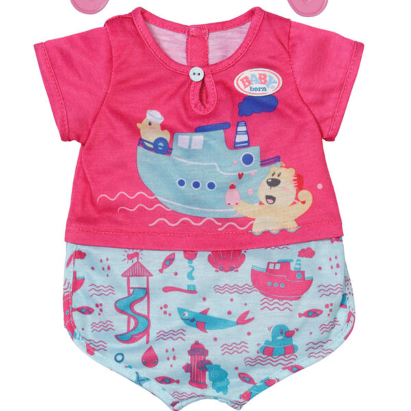 BABY born Bath Pyjama met schoenen