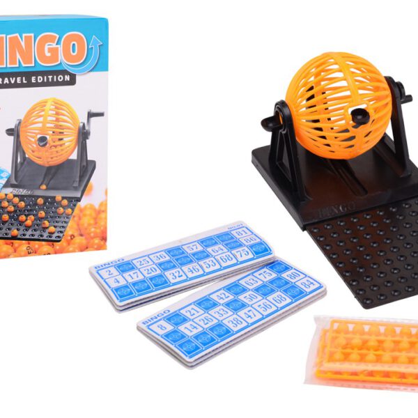 Travel Bingo spel met 90 nummers