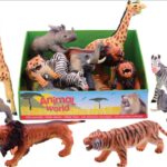 Animal World wilde dieren soft 25-30cm Per 6 stuks