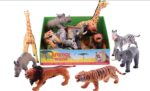 Animal World wilde dieren soft 25-30cm Per 6 stuks