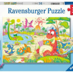 Puzzel 2x12 stukjes Lievelingsdino's