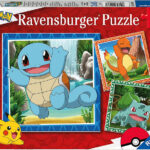 Puzzel 3x49 stukjes Pokemon