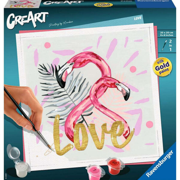 Creart Vierkant - Love