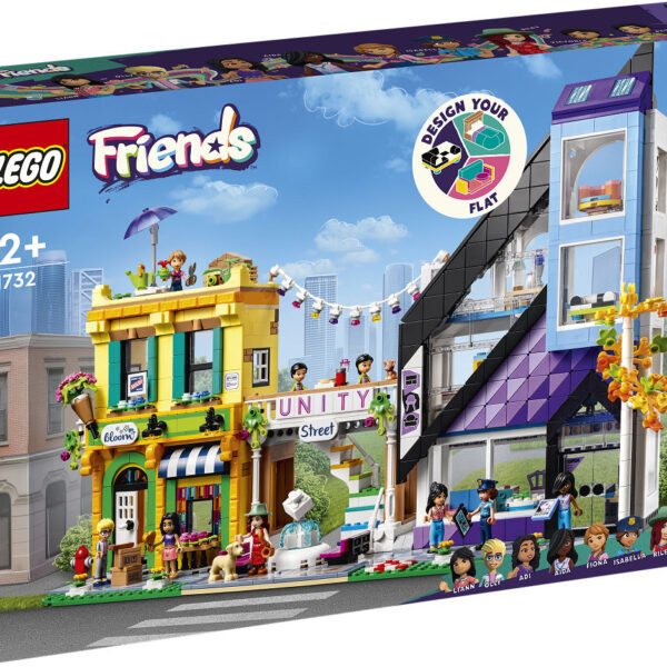 LEGO Friends Bloemen- en decoratiewinkel in de stad